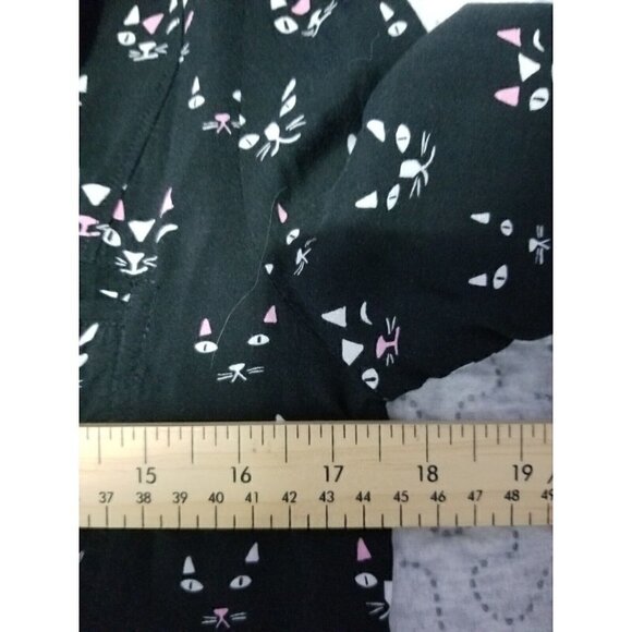Maeve Cat Print Button Shirt Size 4 - Picture 6 of 7